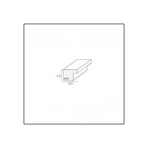 Ramka Deknudt 20x25, drewaniana, czarna (S66KF2 P1 20X25)