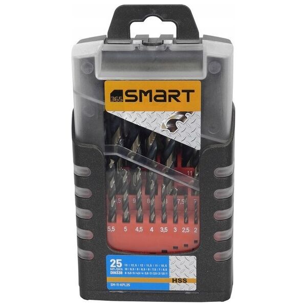Wiertło Smart kpl wierteł hss do metalu 25 szt. 11-KPL25