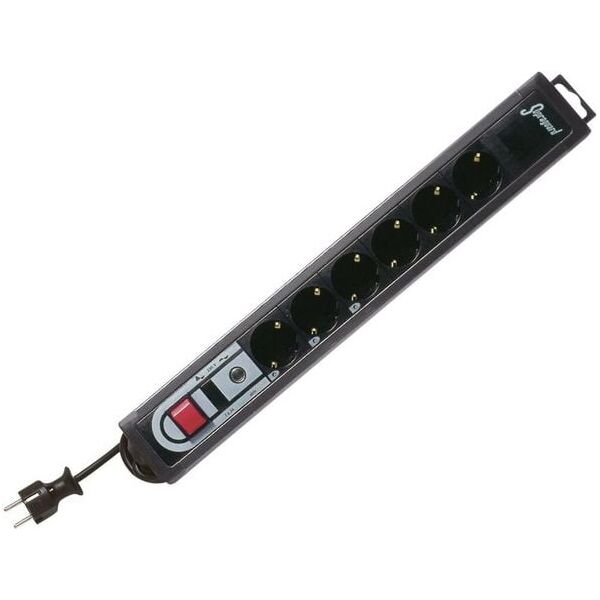 Listwa zasilająca REV Supra-Guard przeciwprzepięciowa 6 gniazd 3 m czarna (00176571)
