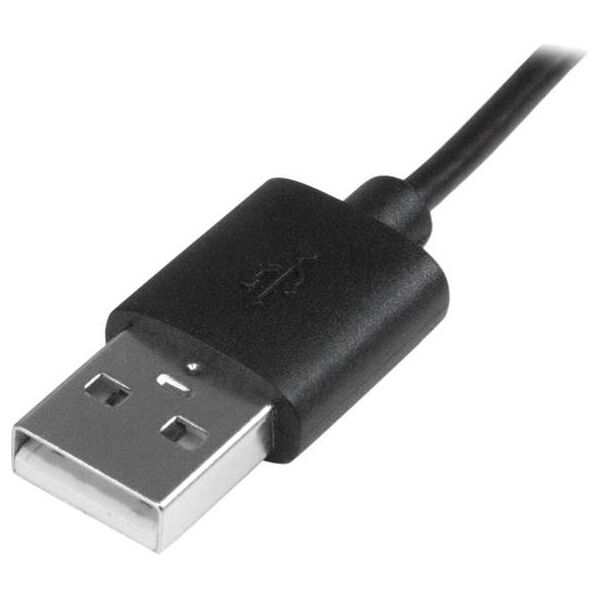 Kabel USB StarTech USB-A - microUSB 1 m Czarny (USBAUBL1M)