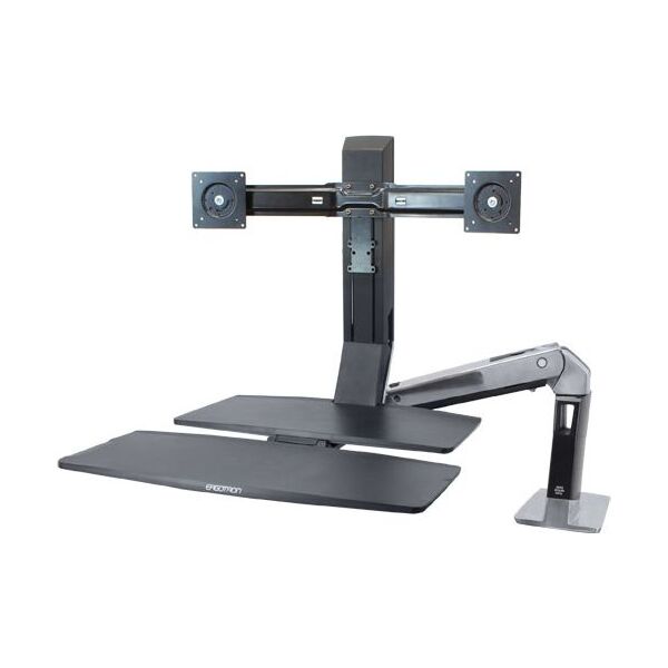 Ergotron Uchwyt biurkowy na 2 monitory do 24" WorkFit-A II (24-316-026)