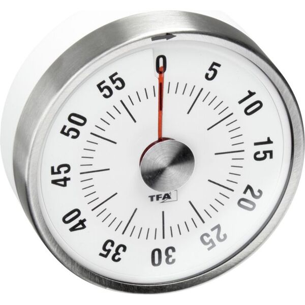 Minutnik TFA mechaniczny srebrny (38.1028.02)