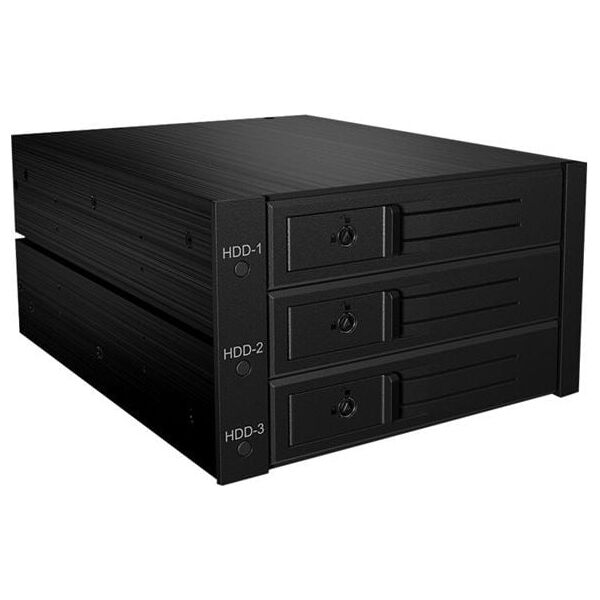 Icy Box Backplane 3x 3.5" HDD SATA I/II/III i SAS HDD, IB-563SSK (56003)