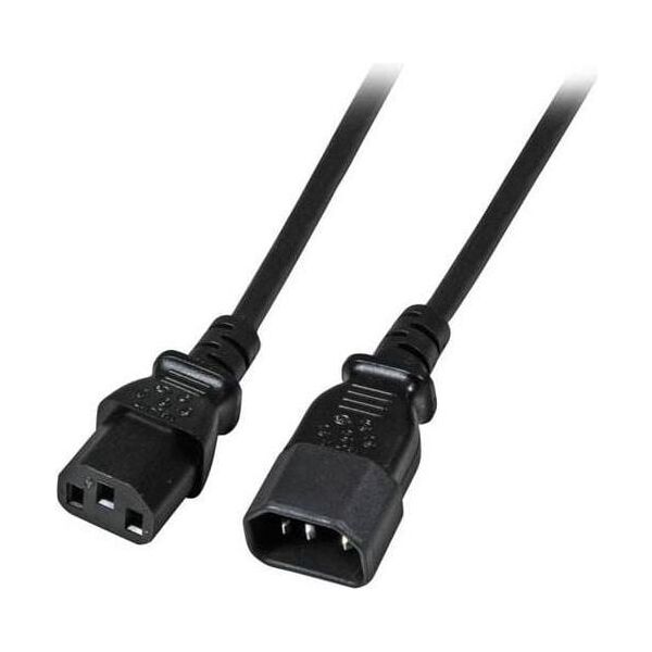 Kabel zasilający IEC C14 - IEC C13 1.8m