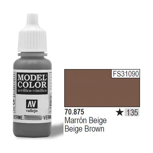 Vallejo Farba Nr135 Beige Brown 17ml (70875)