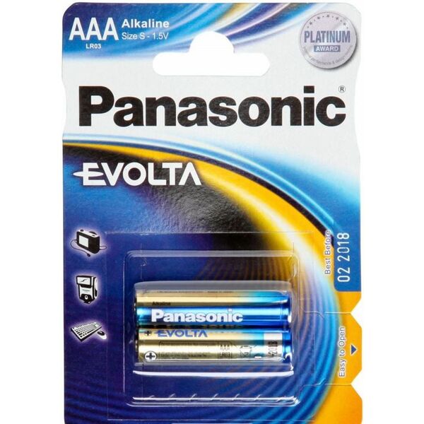 Panasonic Bateria Evolta AAA / R03 2 szt.