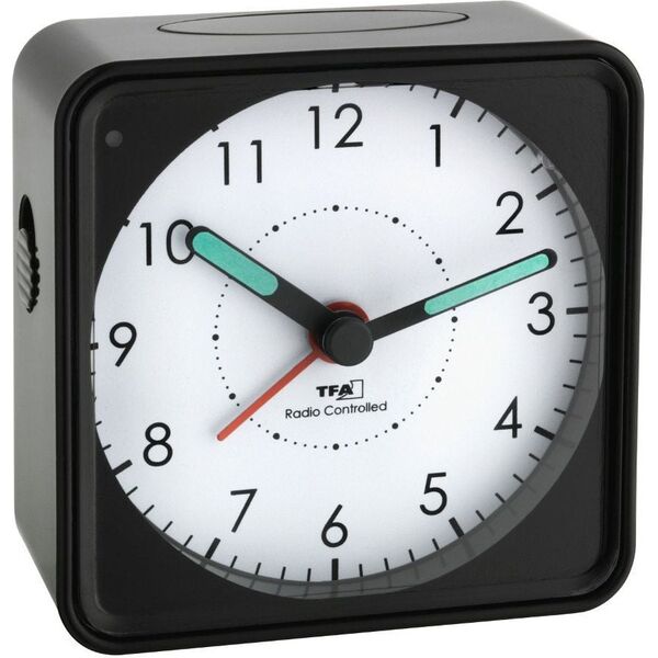 TFA 60.1510.01 Picco Alarm Clock Czarny