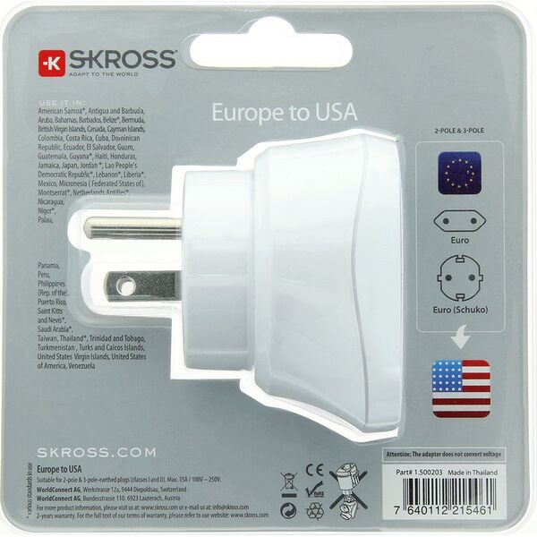 Skross Adapter do USA (1.500203)