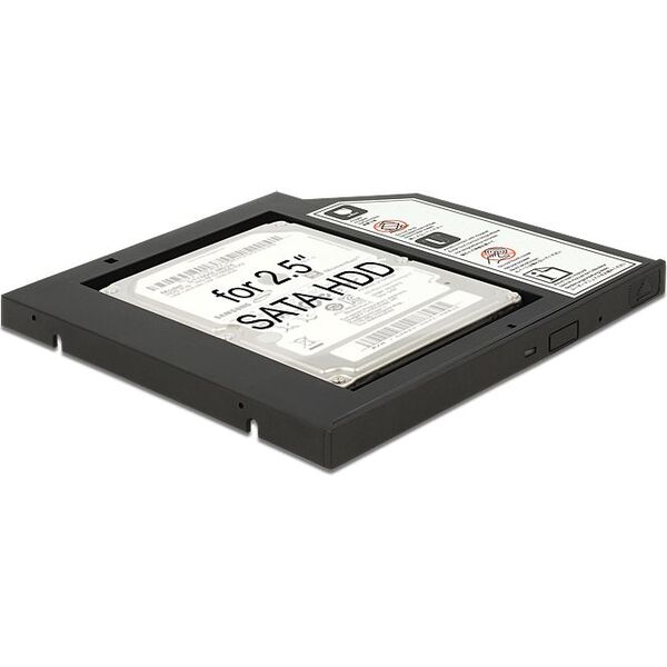 Kieszeń Delock Slim SATA 5.25″ - SATA 2.5" (62669)
