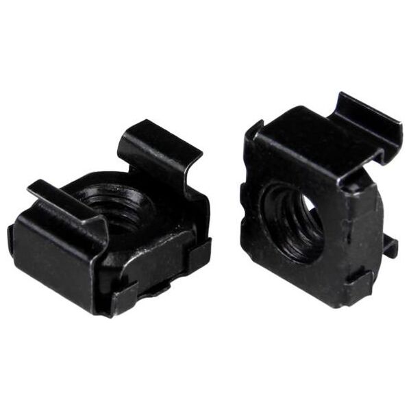 StarTech Zestaw śrubki M5 x 12mm/podkładki/nakrętki - 100kpl. Czarne (CABSCREWM52B)