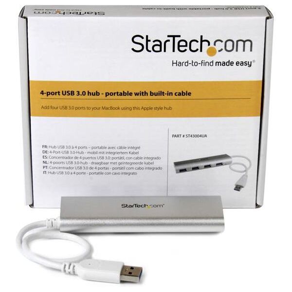 HUB USB StarTech 4x USB-A 3.0 (ST43004UA)