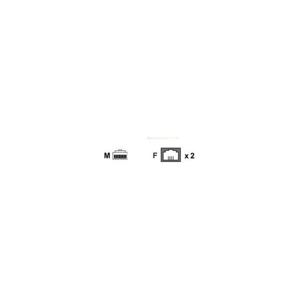 Telegärtner T-Adapter Cat5e ISDN/ISDN (21.17.3034)