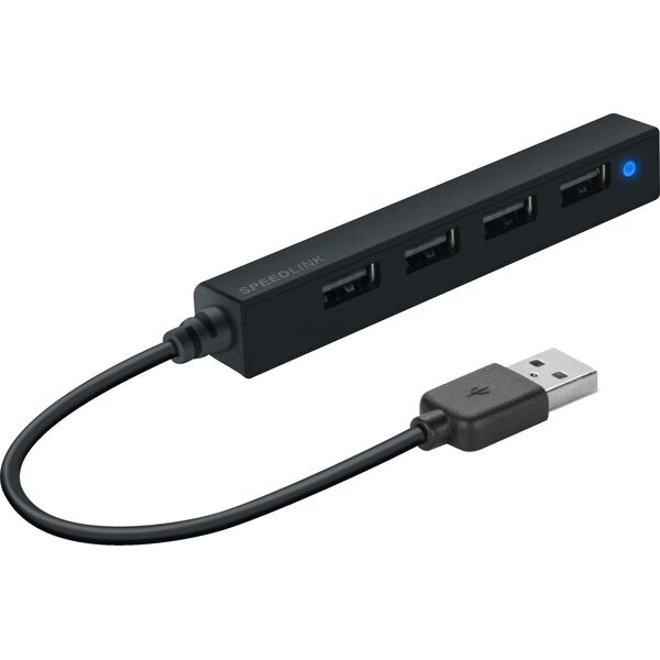 HUB USB Speedlink SL-140000-BK 4x USB-A 2.0 (SL-140000-BK)