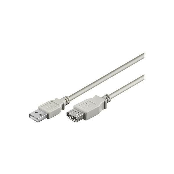 Kabel USB USB-A - 1.8 m Szary (50960)