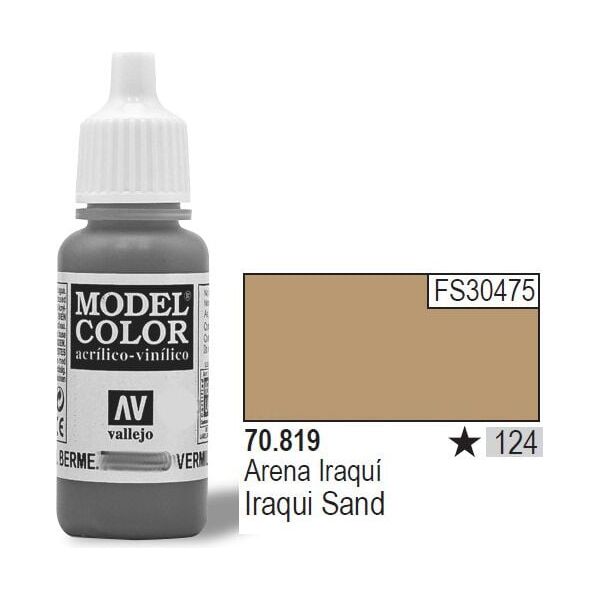 Vallejo Farba Nr124 Iraqui Sand 17ml 70819