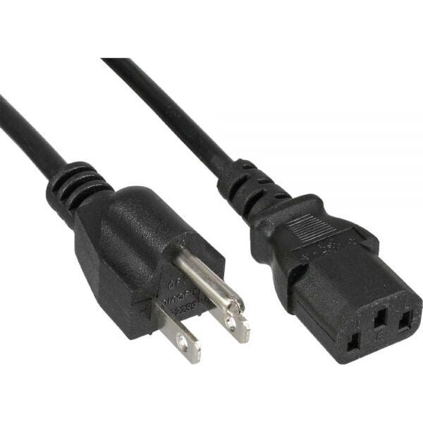 Kabel zasilający InLine USA do IEC C13, 1.8m (16652U)