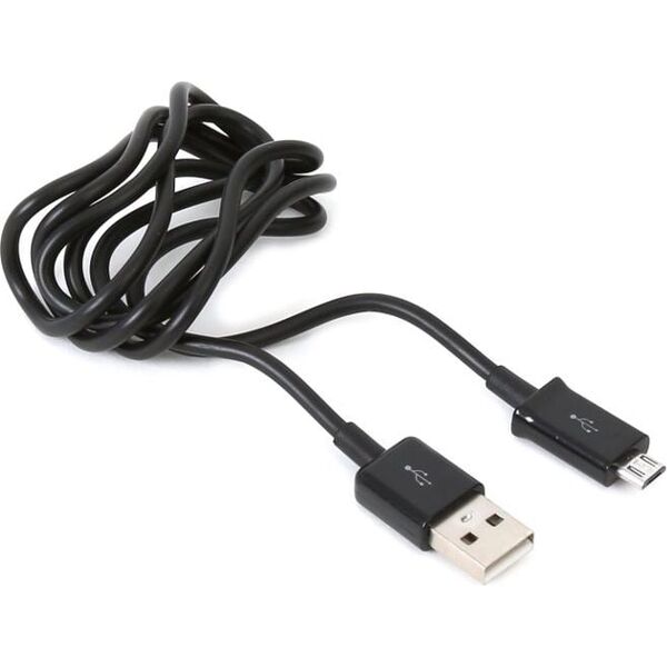 Kabel USB Platinet USB-A - microUSB 1 m Czarny (PUC1MBB)