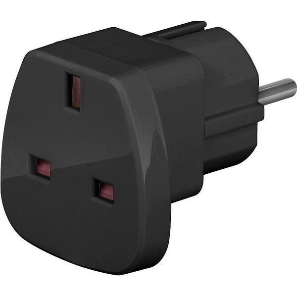 Techly Adapter zasilania UK/EU 13A, UK/BS - CEE 7/7 - 942716