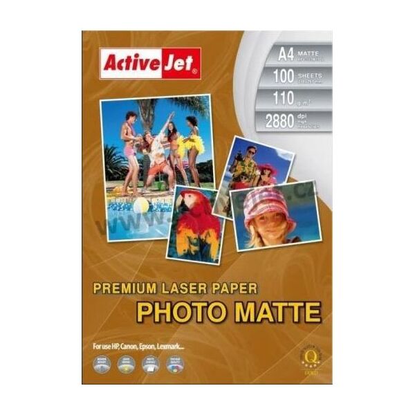 Activejet Papier fotograficzny do drukarki A4 (P4-110M100L)