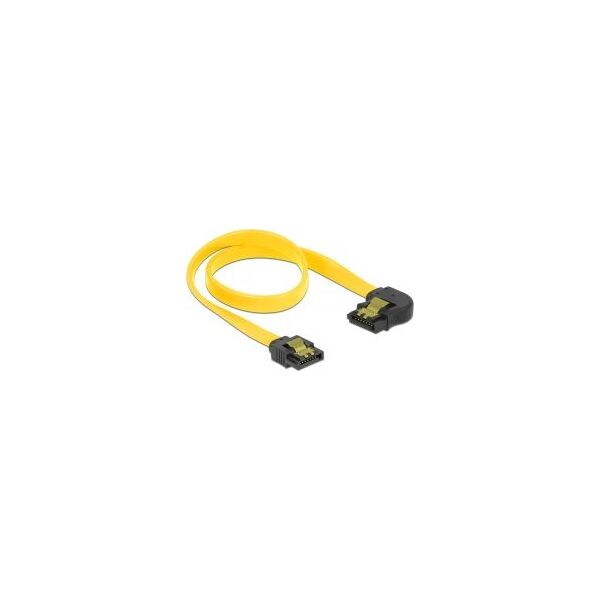 Delock SATA - SATA, 0.3m, Żółty (82824)