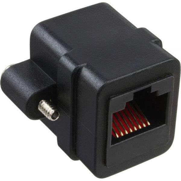 InLine Connector UTP 2x RJ45 żeński do zamocowania (69990X)