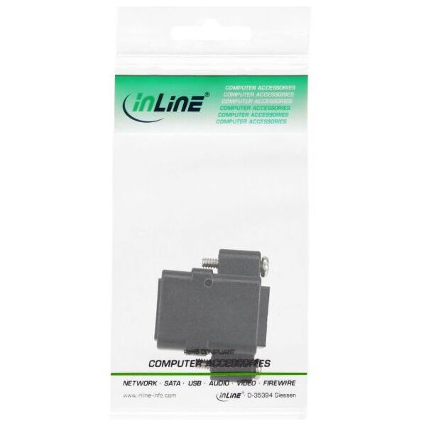 InLine Connector UTP 2x RJ45 żeński do zamocowania (69990X)