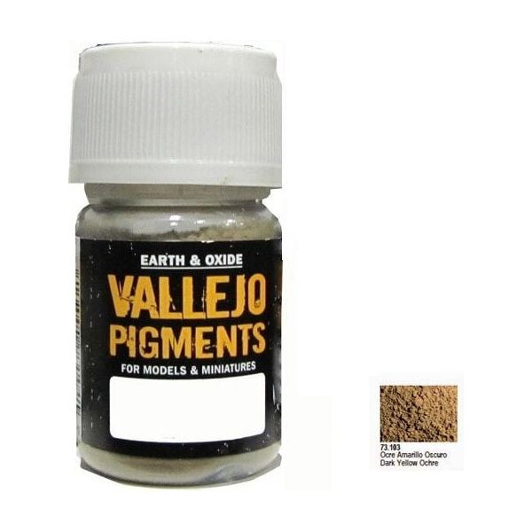 Vallejo Pigment Dark Yellow Ocre 73103