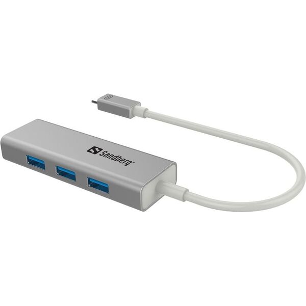 HUB USB Sandberg 3x USB-A 3.0 (136-03)