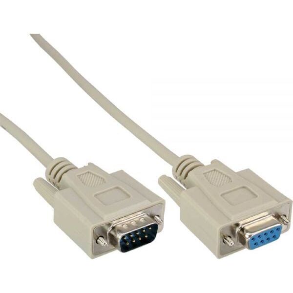 InLine DB-9 - DB-9, 7m, Szary (12237)