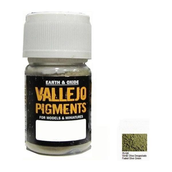 Vallejo Pigment Faded Olive Green 73122