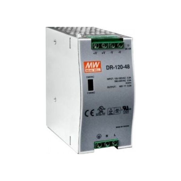 Zasilacz serwerowy Planet Zasilacz przemysłowy, 120W, 48V (PWR-120-48)