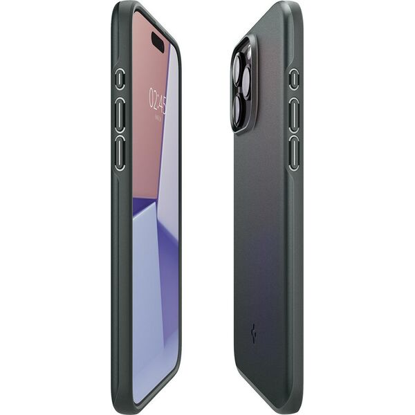 Spigen Spigen Thin Fit, metal slate - iPhone 15 Pro Max