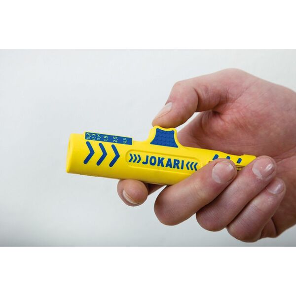 Jokari Szczypce do ściągania izolacji z przewodów okrągłych 8 - 13mm 0,2 - 4mm2 No. 15 Super Stripper Secura (30155)