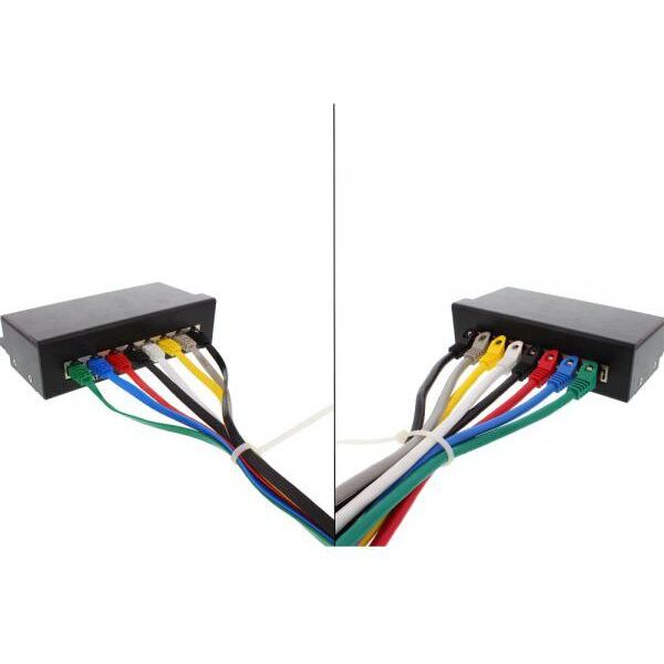InLine Ultraslim Patchcable U/UTP, Cat.6, żółty, 10m (71600Y)