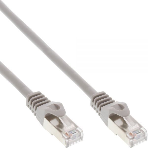 InLine Patchcord F/UTP, Cat.5e, szary, 0.3m (72533L)