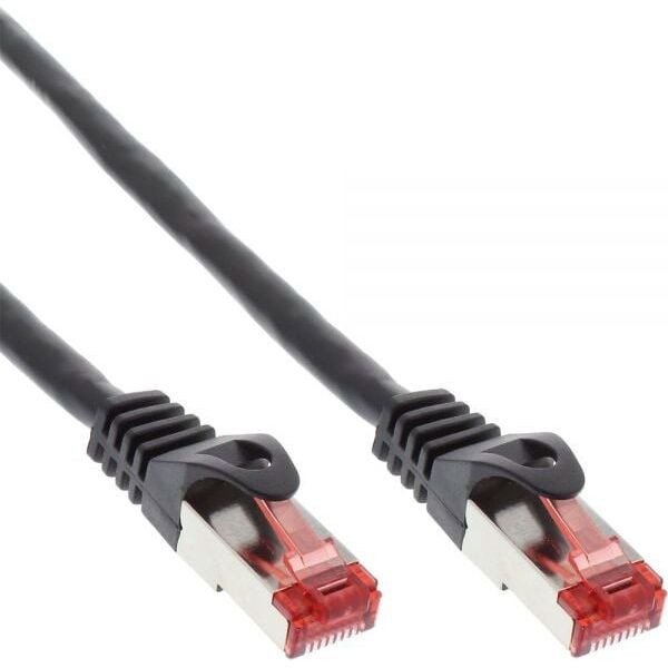 InLine Patchord Crosover S/FTP, Cat.6, czarny, 1.5m (73612X)