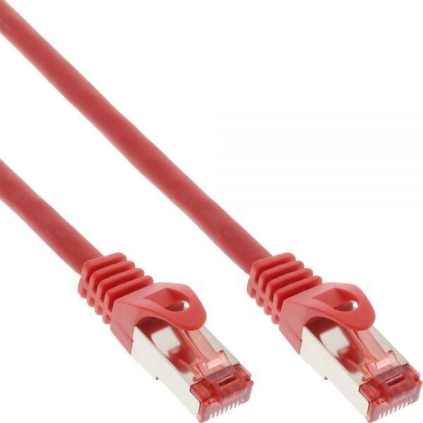 InLine Patchcord S/FTP, PiMF, Cat.6, 250MHz, PVC, czerwony, 2m (76102R)