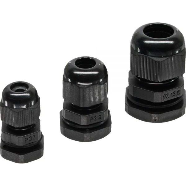 Organizer InLine Dławik Czarny 10 sztuk  (44012B)