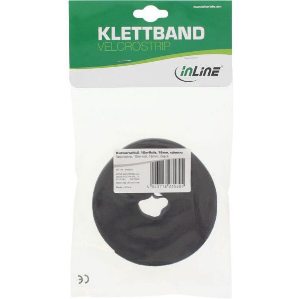 Organizer InLine Rzep Czarny 1 sztuka  (59934S)