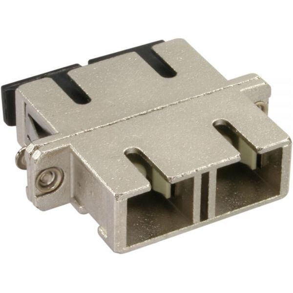InLine Adapter światłowodowy Duplex SC/SC MM, ceramiczny rękaw z kołnierzem (89992M)
