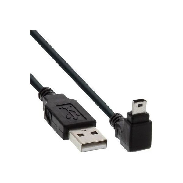 Kabel USB InLine USB-A - miniUSB 2 m Czarny (34220)