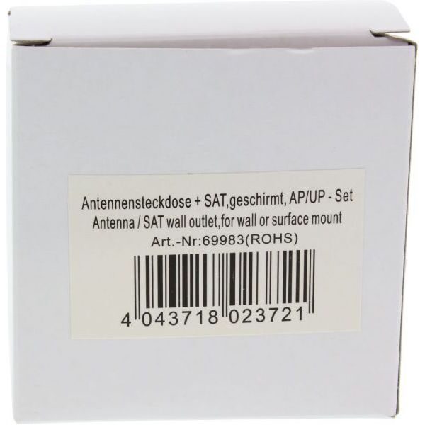 InLine gniazdo antenowe ekranowane AP / UP, zestaw - 69983