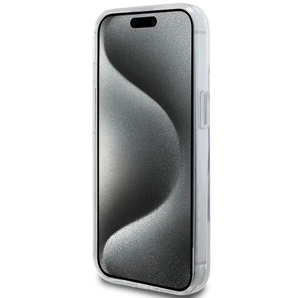 Karl Lagerfeld case for iPhone 15 6,1&quot; KLHMP15SHMRSKCH white HC MAGSAFE RINGSTAND KC 3666339168872