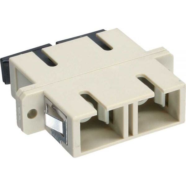 InLine Adapter światłowodowy, Duplex SC/SC MM, szary (89992A)