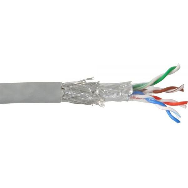 InLine Wytrzymały kabel instalacyjny SF/UTP, Cat.5e, AWG24, CCA, PVC, 100m (73099)