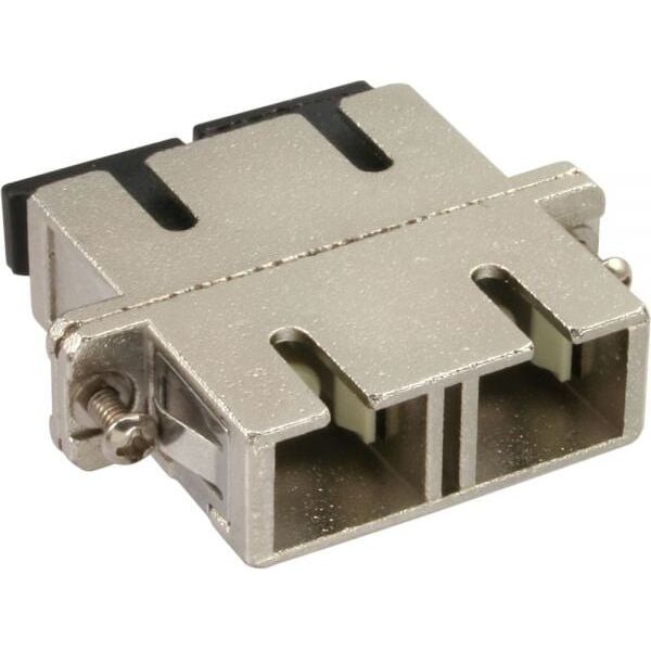InLine Adapter światłowodowy Duplex SC/SC MM, ceramiczny rękaw z kołnierzem (89992M)