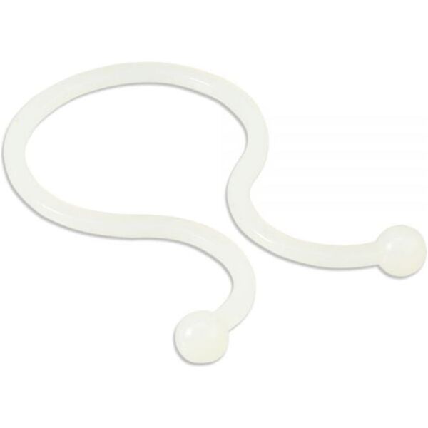 Organizer InLine Linka zaciskowa Biały 100 sztuk  (59966S)