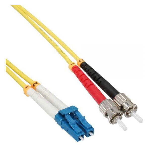 InLine Patchcord światłowodowy LC/ST 9/125µm OS2 2m (88902)