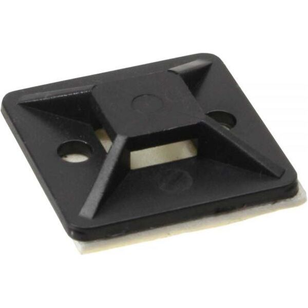 Organizer InLine Mocowanie opaski zaciskowej Czarny 10 sztuk  (59965J)