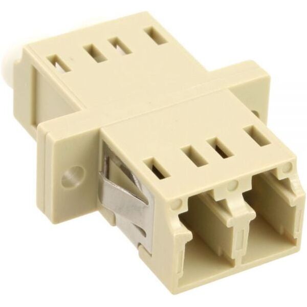 InLine Światłowodowy Adapter Duplex LC/LC MM, szary (89989K)